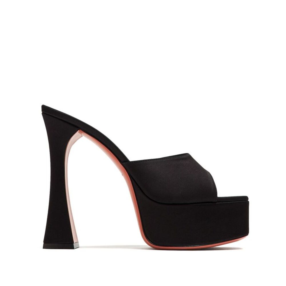 Amina Muaddi Women Dalida Satin Mules